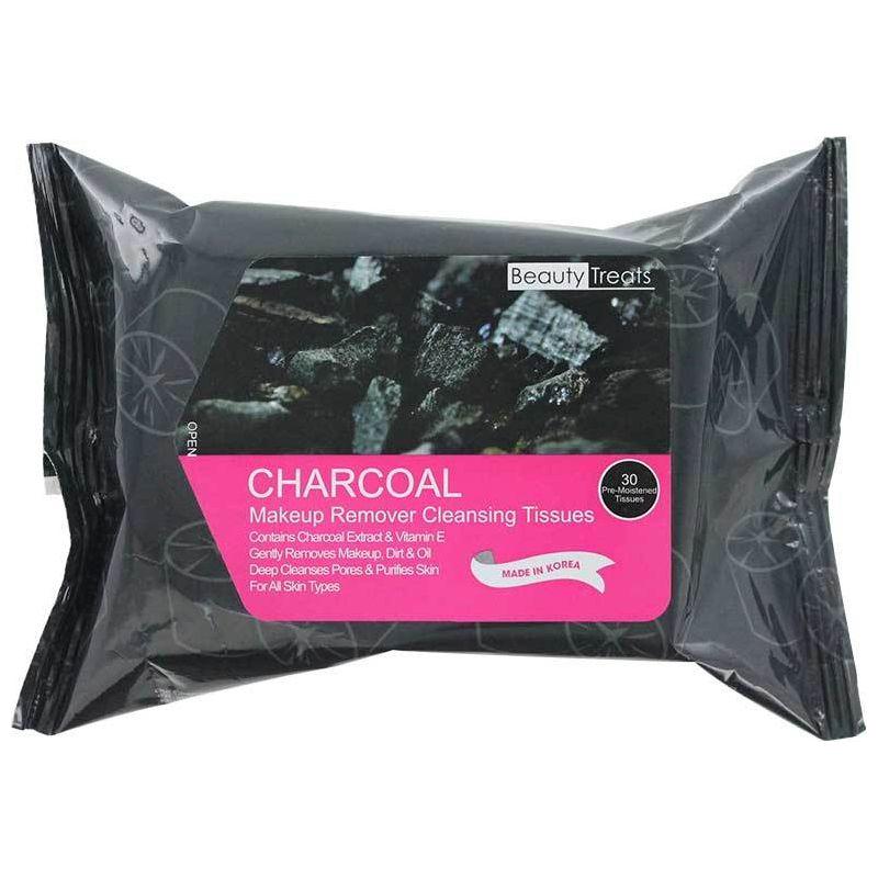 Beauty Treats Beauty Treats Charcoal Makeup Remover Cleaning Tissues 30 ct Makeup Remover