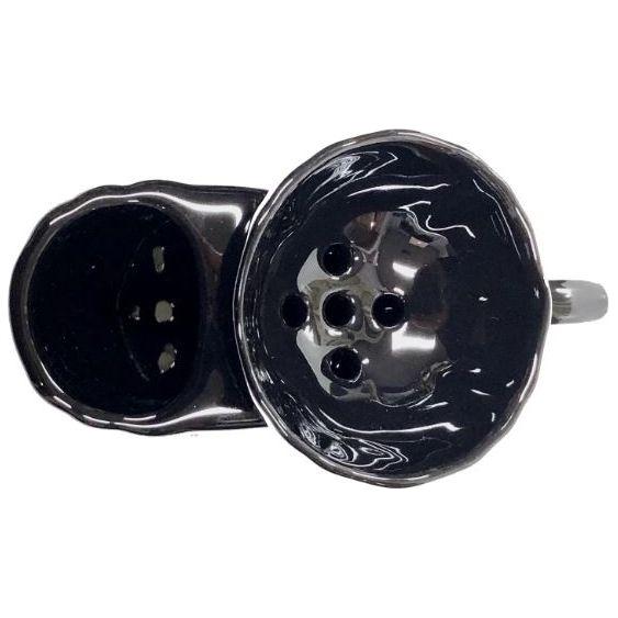 Simpsons Simpsons Traditional Ceramic Black Shaving Mug Shaving Mug