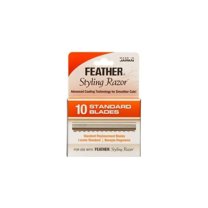 Feather Feather 10 Standard blades for use with the FEATHER? Styling Razor Shaving & Grooming