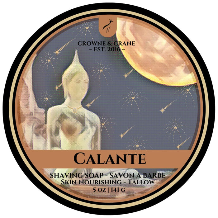 Crowne & Crane Calante Tallow Shaving Soap 5 oz