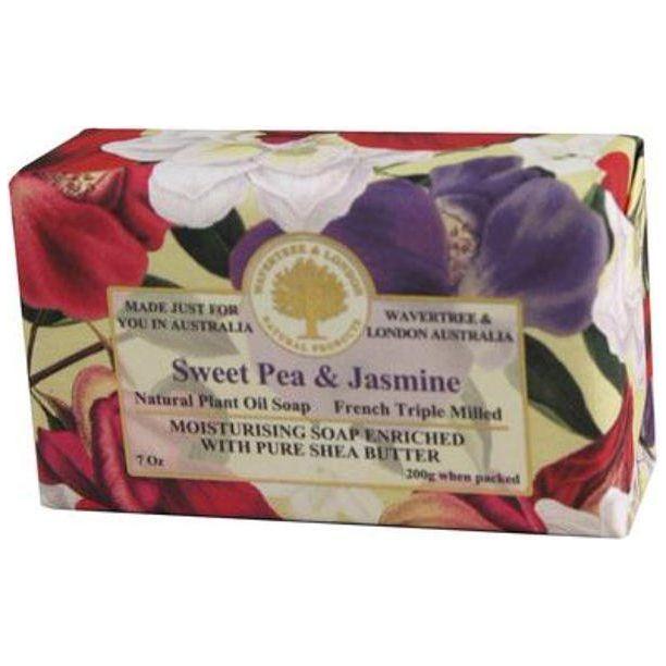 Wavertree & London Wavertree & London Sweet Pea & Jasmine Soap 7 Oz Bar Soap