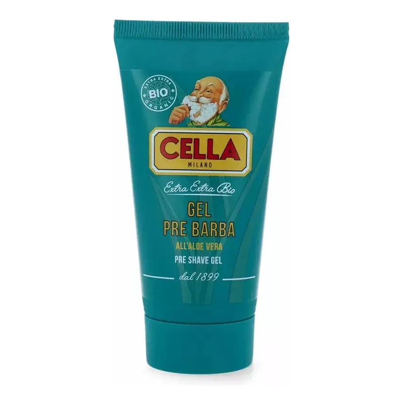 Cella Cella Organic Aloe Vera Pre Shave Gel 75ml Shaving & Grooming