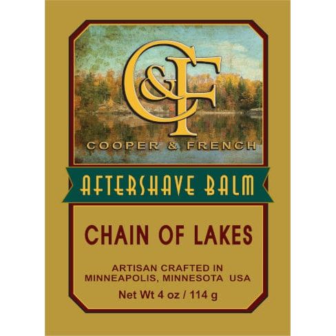 Cooper & French Chain of Lakes Aftershave Balm 4 oz