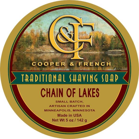Cooper & French Chain of Lakes Shaving Soap 5 oz