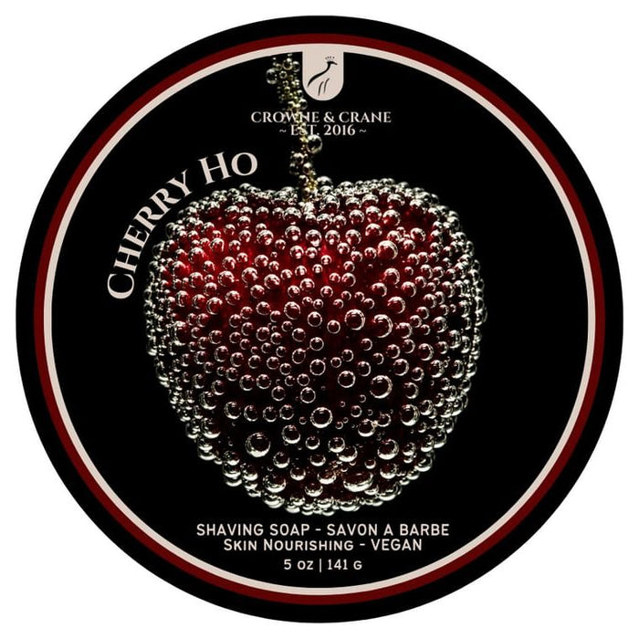 Crowne & Crane Cherry Ho Tallow Shaving Soap 5 oz