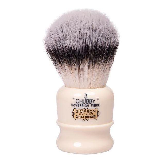 Simpsons Simpson Chubby 3 Sovereign Grade Synthetic Fibre Shaving Brush Shaving Brush