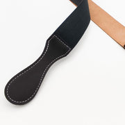 Dural Dural Straight Razor Strop Leather Sharpening Strap 20" Black Barber Strop Straight Razor Strop