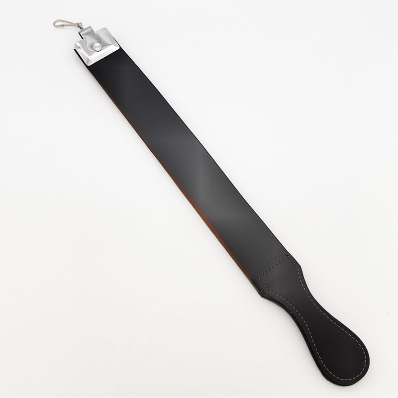 Dural Dural Straight Razor Strop Leather Sharpening Strap 20" Black Barber Strop Straight Razor Strop