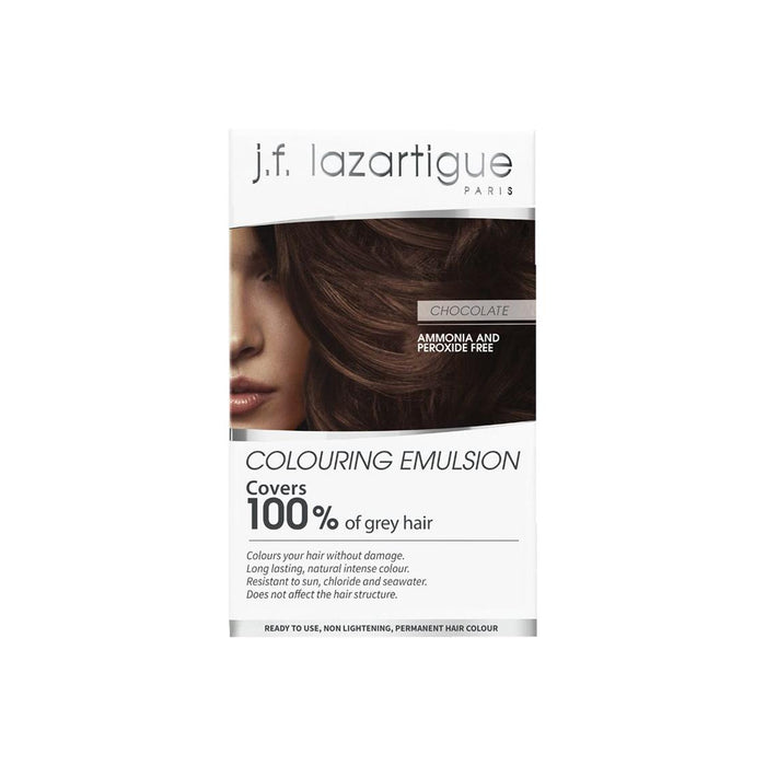J.f. Lazartigue Coloring Emulsion for Grey Hair Chocolate 60ml