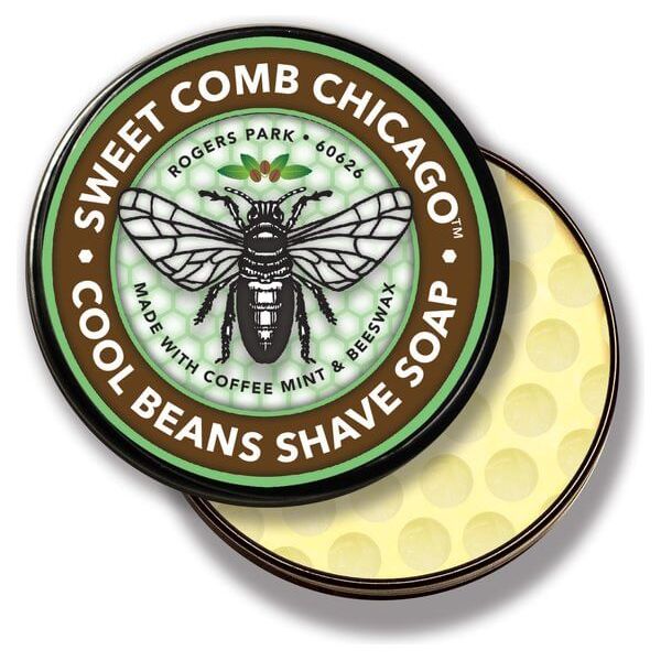 Sweet Comb Chicago Cool Beans Shave Soap 4oz