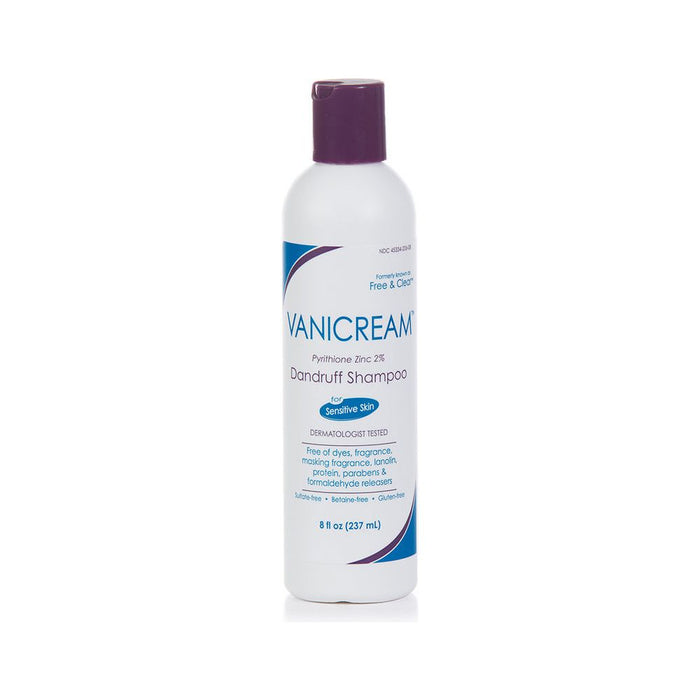 Vanicream Pyrithione Zinc 2% Dandruff Shampoo 8 oz