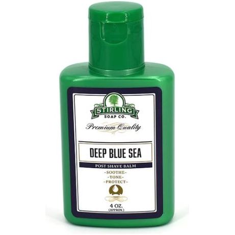 Stirling Soap Co. Deep Blue Sea Post Shave Balm 4 Oz