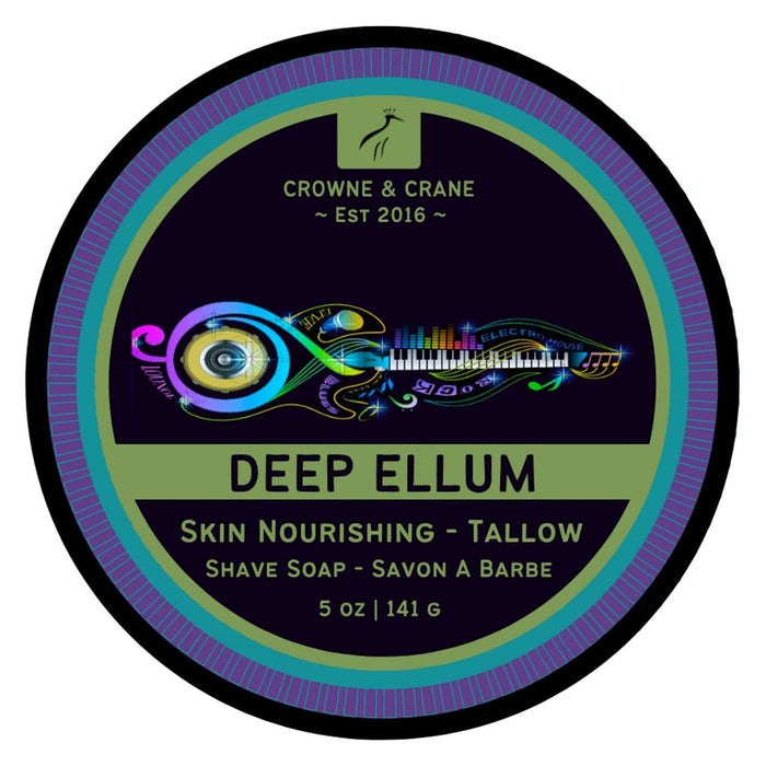 Crowne & Crane Deep Ellum Tallow Shaving Soap 5 oz