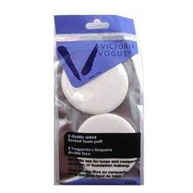 Victoria Vogue #220 Double Sided Foam Puff 2 Count