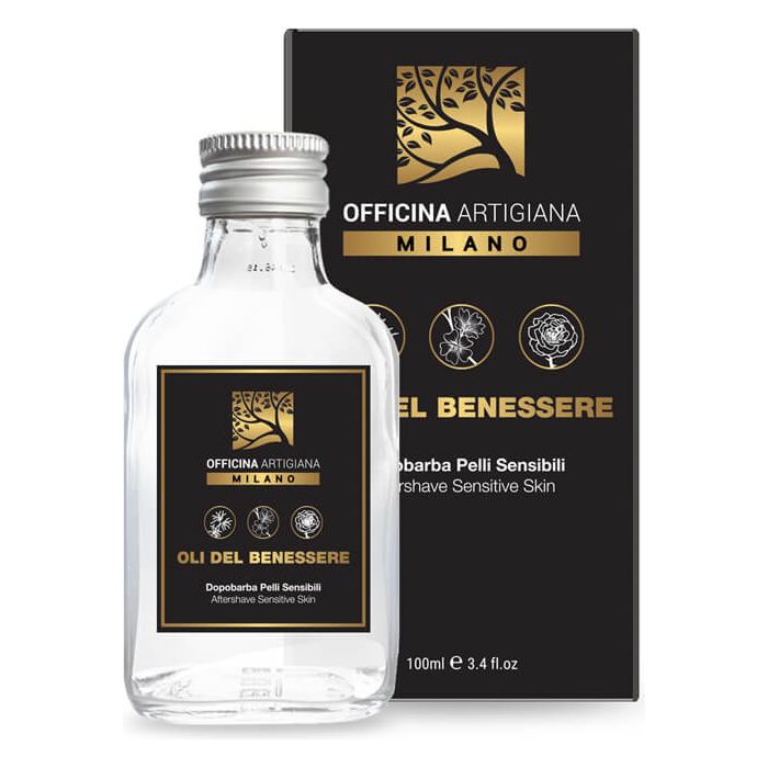 Officina Artigiana Milano Oli Del Benessere Sensitive Skin Aftershave 100ml