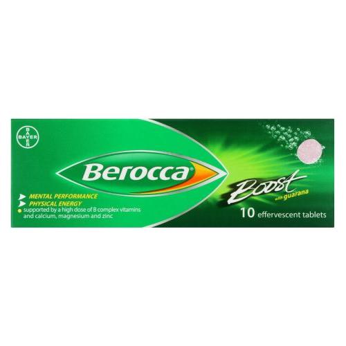 Berocca Boost - 10 Effervescent Tablets Guarana Flavor