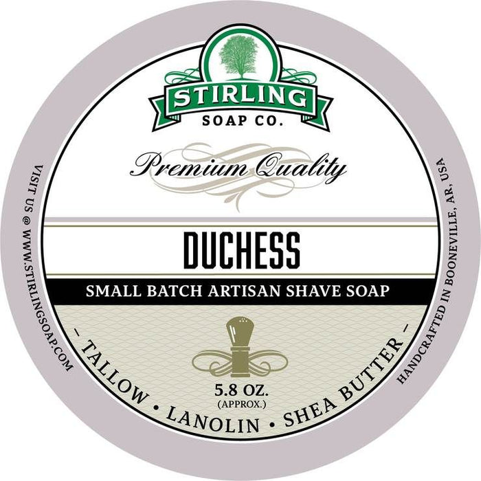 Stirling Soap Company Duchess Shave Soap 5.8 Oz