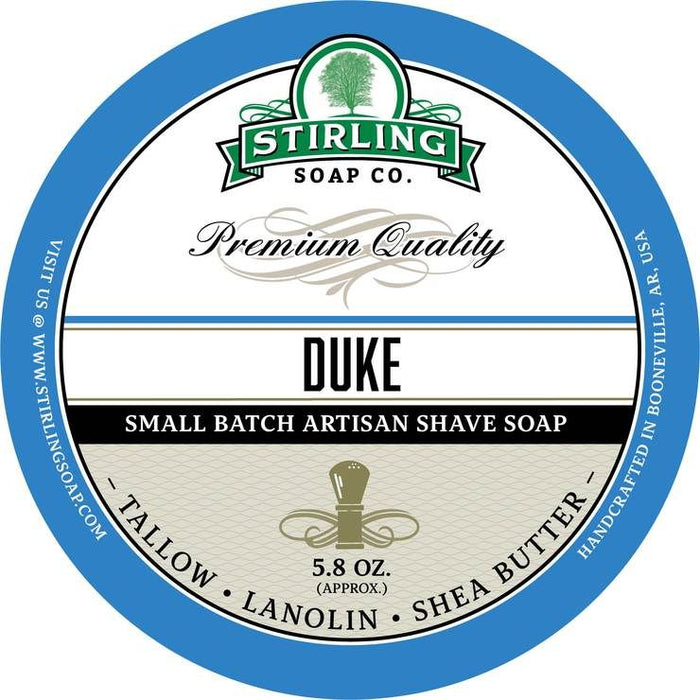 Stirling Soap Co. Duke Shave Soap 5.8 Oz