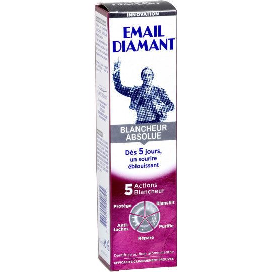 Email Diamant dentifrice blancheur absolue Tube 75ml