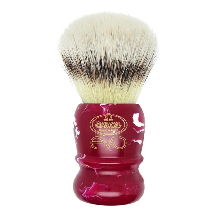 Omega Evo Shaving Brush - Special Cardinal -E1889