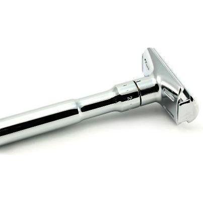 Merkur Merkur Futur Adjustable Safety Razor Gift Time & Blades - Polished Safety Razor