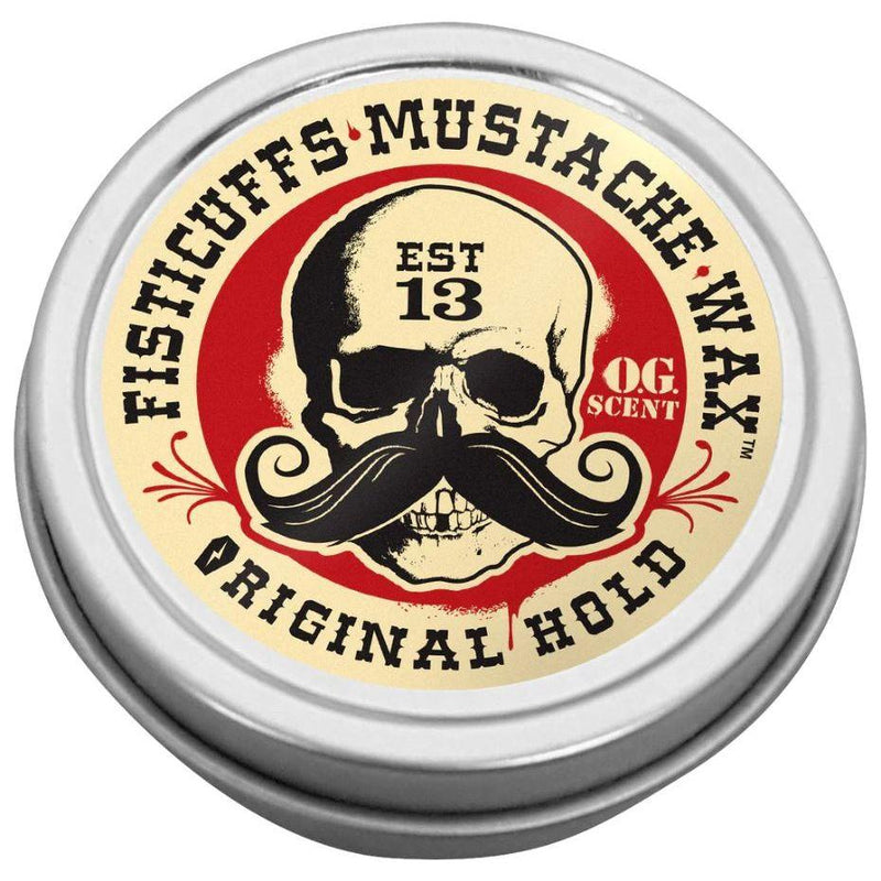 Fisticuffs Fisticuffs Original Hold "OG" Scent Mustache Wax 1 Oz. Tin Shaving & Grooming