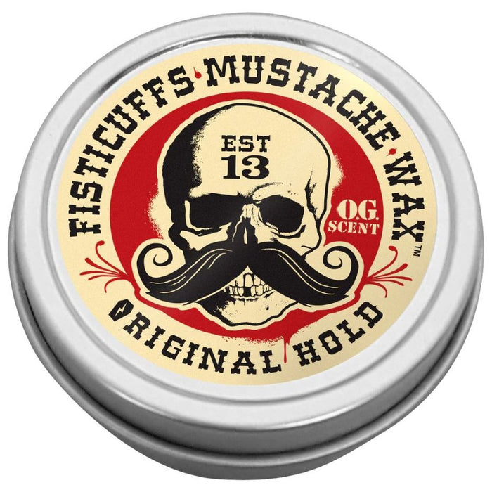 Fisticuffs Original Hold "OG" Scent Mustache Wax 1 Oz. Tin