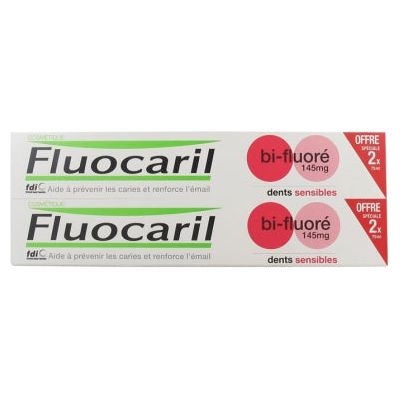 Fluocaril Sensitive Bi Fluorinated Toothpaste 2x75 ml