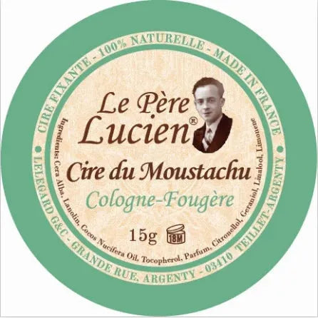 Le Pere Lucien Cologne-Fougere 100% Natural Mustache Wax 30Ml