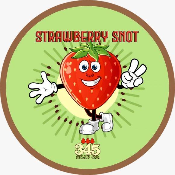 345 Soap Co. Strawberry Snot Shaving Soap 5.8 Oz