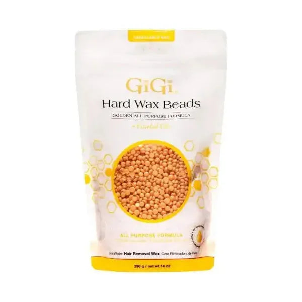 GiGi Gigi All Purpose Golden Honee Hard Wax Beads 14 oz Waxing Beads