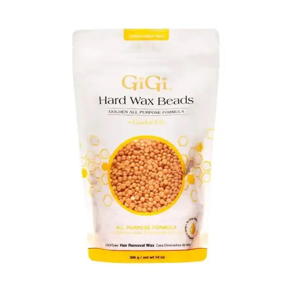 Gigi All Purpose Golden Honee Hard Wax Beads 14 oz