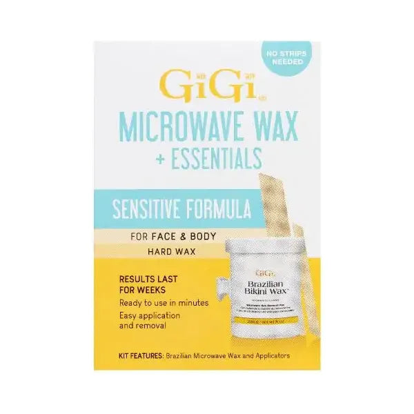 GiGi GiGi Brazilian Sensitive Microwave Wax Kit - 8 Oz Wax Kit