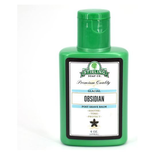 Stirling Soap Co. Obsidian Glacial Post Shave Balm 4 Oz