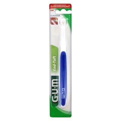 GUM End Tuft 308 Soft Toothbrush Blue