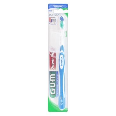 GUM Super Tip 463 Medium Toothbrush (Assorted Colors)