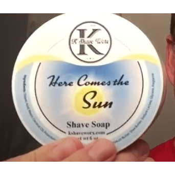K Shave Worx Here comes the Sun Shave Soap 6 Oz