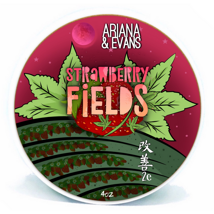 Ariana & Evans Strawberry Fields K2e Base Shaving Soap 4 Oz