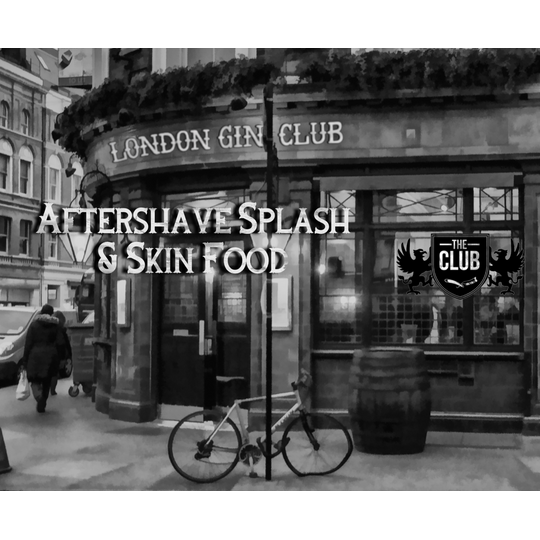 Ariana & Evans London Gin Club After Shave and SkinFood 100ml