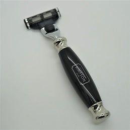 Simpsons Alexander Simpson Est. 1919 Classic Super Badger Shaving Set Ebony Shaving Set Gray
