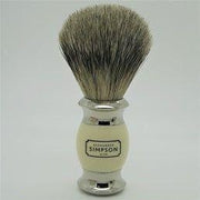 Simpsons Alexander Simpson Est. 1919 Classic Super Badger Mach III Shaving Set Ivory Shaving Set