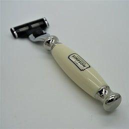 Simpsons Alexander Simpson Est. 1919 Classic Super Badger Mach III Shaving Set Ivory Shaving Set