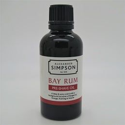 Alexander Simpson Bay Rum Pre-Shave Oil 50ml