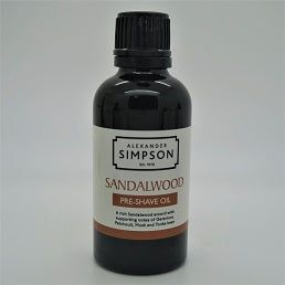 Alexander Simpson Sandalwood Pre-Shave Oil 50ml