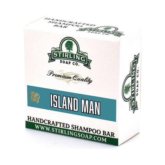 Stirling Soap Co. Island Man Shampoo Bar 3.8 Oz