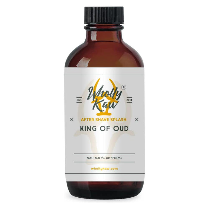 Wholly Kaw King of Oud After Shave Splash 3.4 Oz