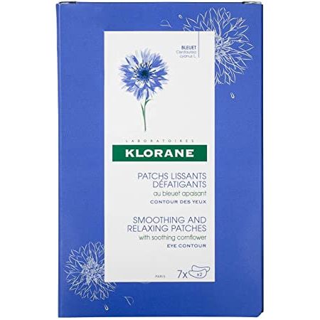 Klorane Smoothing and Relaxing Patches with Soothing Cornflower, 7 Ct