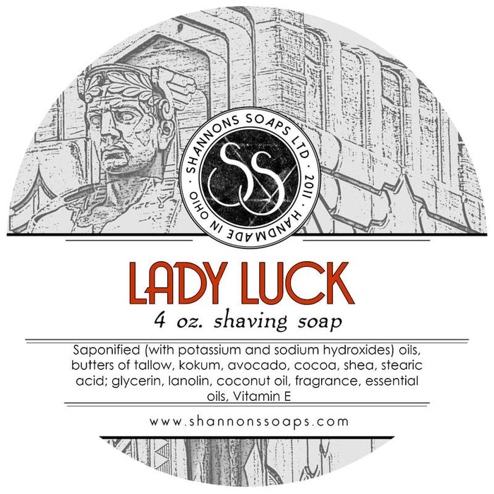 Shannons Soap Lady Luck Shaving Soap 4 Oz