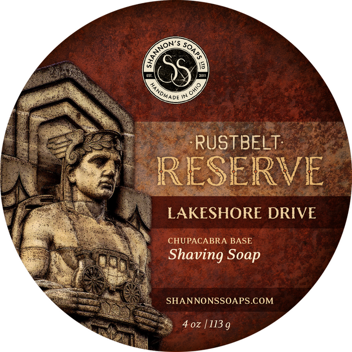 Shannons Soap Lakeshore Drive Rustbelt Reserve Chupacabra Base Shaving Soap 4 Oz