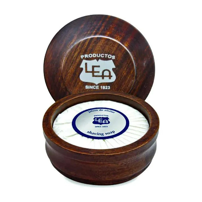 LEA Classic Shaving Soap Sensitive Skin In Wooden Bowl  3.5 oz